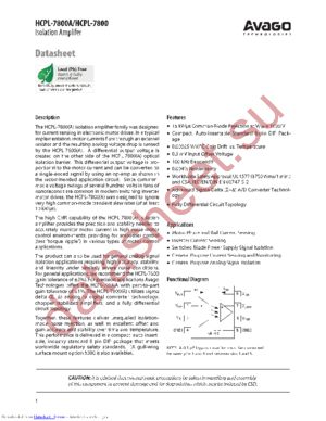 HCPL-7800A-000E datasheet  