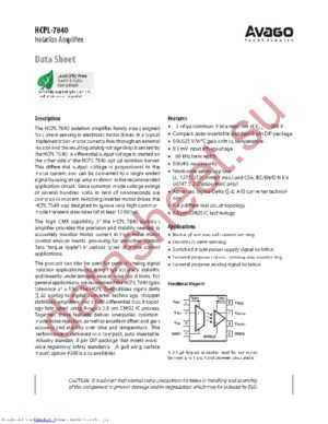 HCPL-7840-300E datasheet  