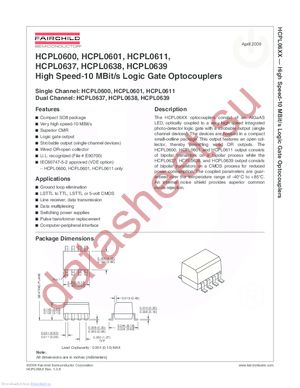 HCPL0600R2_NL datasheet  