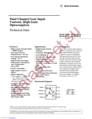 HCPL2730000E datasheet  