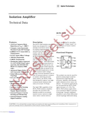 HCPL7840-300E datasheet  