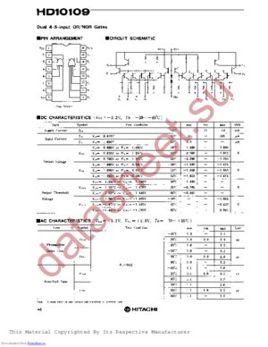 HD10109 datasheet  