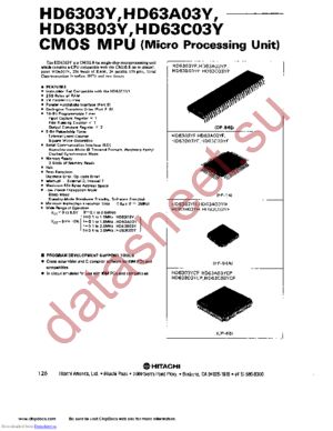 HD6303YF datasheet  