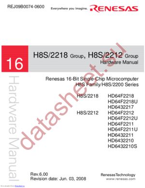 HD6432210 datasheet  