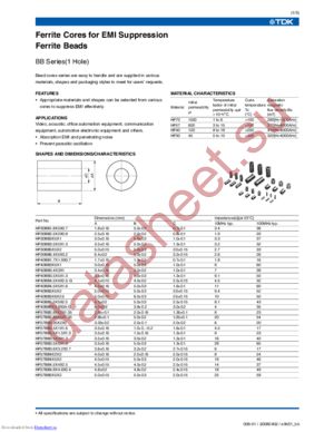 HF70BB3.5X5X1.3 datasheet  