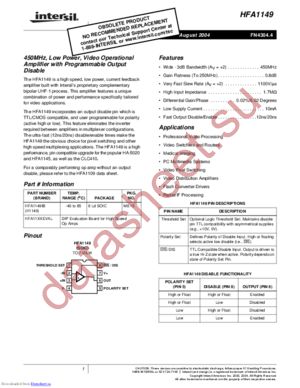 HFA1149_04 datasheet  