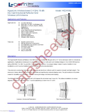 HG2419G-NF-5PK datasheet  