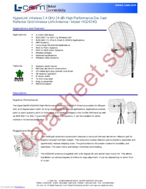 HG2424G-NF-5PK datasheet  