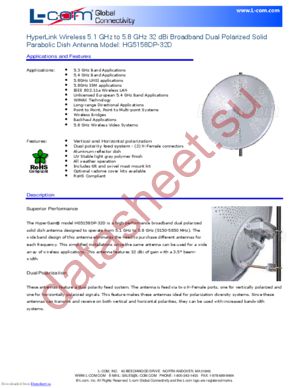 HG5158DP-32D datasheet  