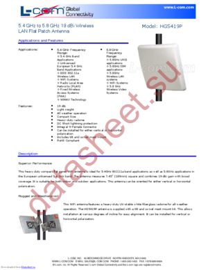 HG5419P datasheet  