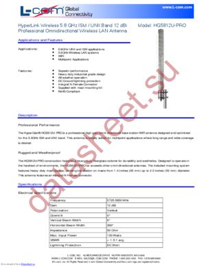 HG5812U-PRO-5PK datasheet  