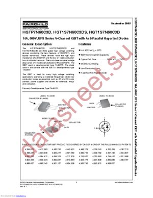 HGTP7N60C3D_05 datasheet  