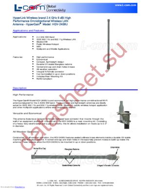 HGV-2406U datasheet  