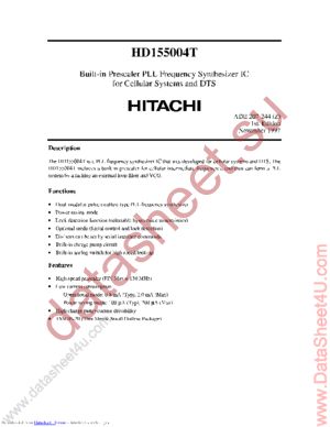 HD155004T datasheet  