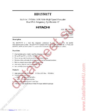 HD155017T datasheet  