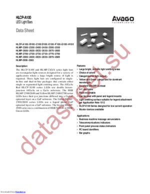 HLMP-2785-EFB00 datasheet  