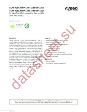 HLMP-AB61-UWCZZ datasheet  