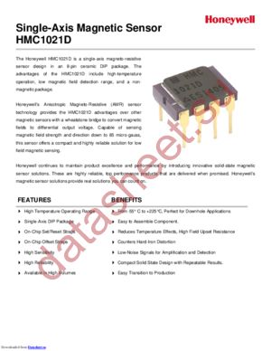 HMC1021D datasheet  