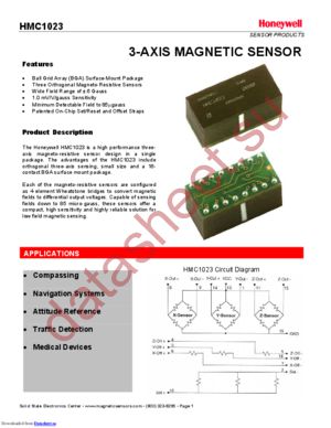 HMC1023PCB datasheet  