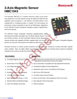 HMC1043 datasheet  