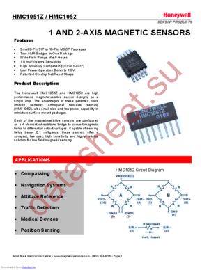 HMC1051Z-RC datasheet  