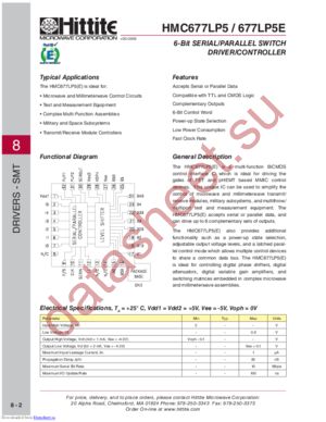 hmc677lp5 datasheet  