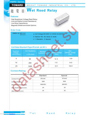 HMR8 datasheet  