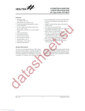 HT82M75R_1011 datasheet  