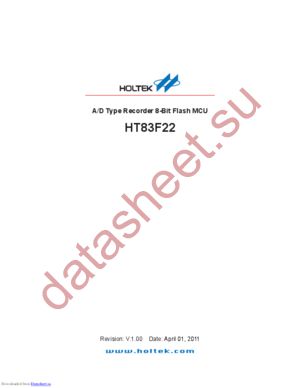 HT83F22 datasheet  