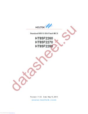HT85F2280 datasheet  