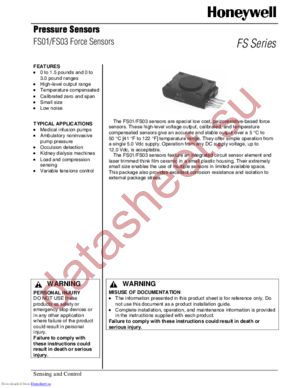 FS01 datasheet  