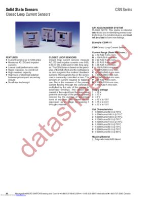 CSNE381 datasheet  