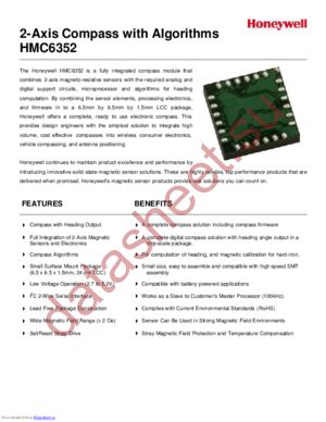 HMC6352 datasheet  