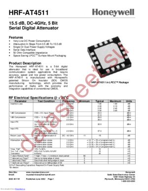 AT4511 datasheet  