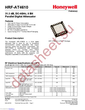 AT4610 datasheet  