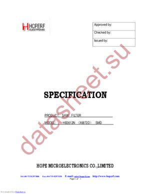 HB3612S datasheet  