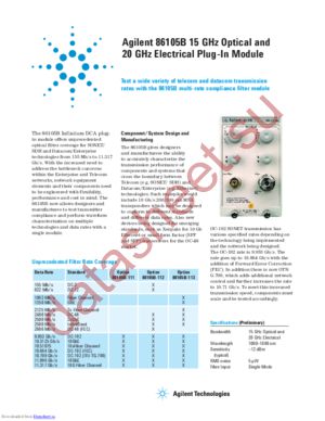 86105B datasheet  