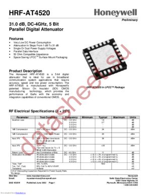 AT4520 datasheet  