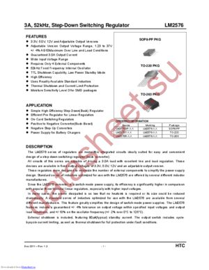 LM2576DP-3.3 datasheet  