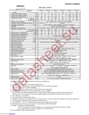 HWS305/A datasheet  