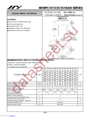 MKBPC-W5001 datasheet  