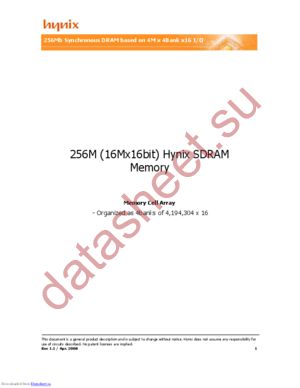 HY57V561620FTP-H datasheet  