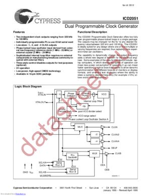 ICD2051 datasheet  