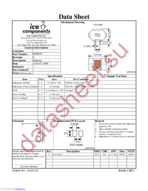 IN08074 datasheet  