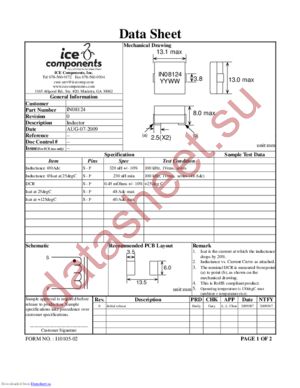 IN08124 datasheet  