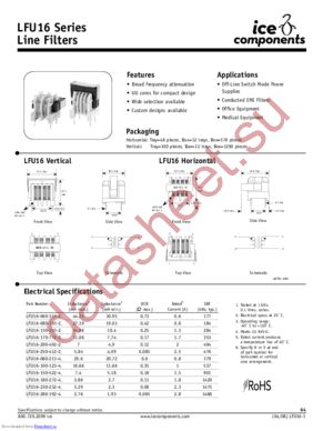 LFU16-060-313-2-H datasheet  