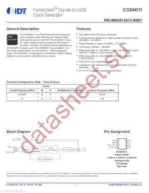 844011AG datasheet  