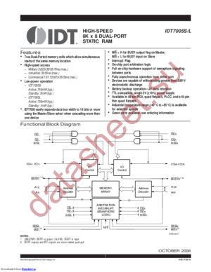 7005L70PFB datasheet  