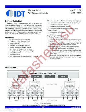 89hpes32t8 datasheet  