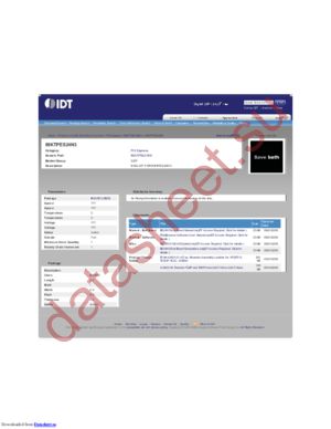 IDT89KTPES24N3 datasheet  